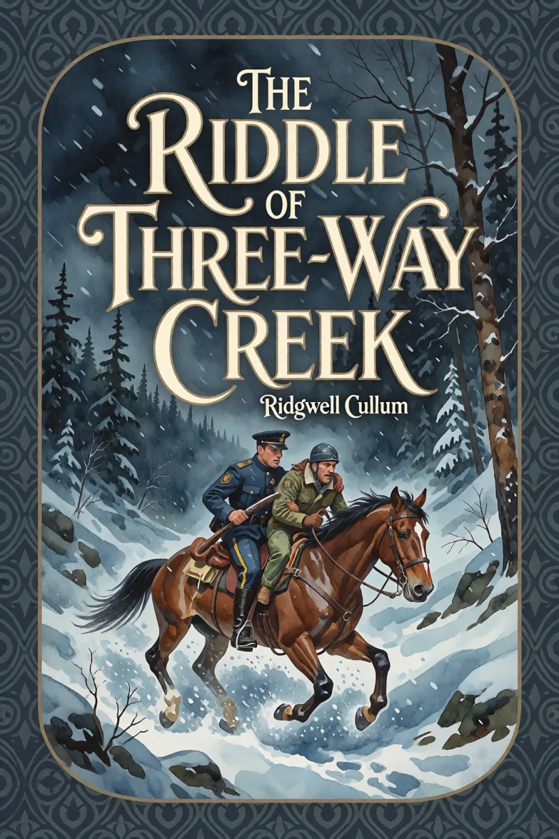 Cover of The riddle of Three-Way Creek by Ridgwell Cullum