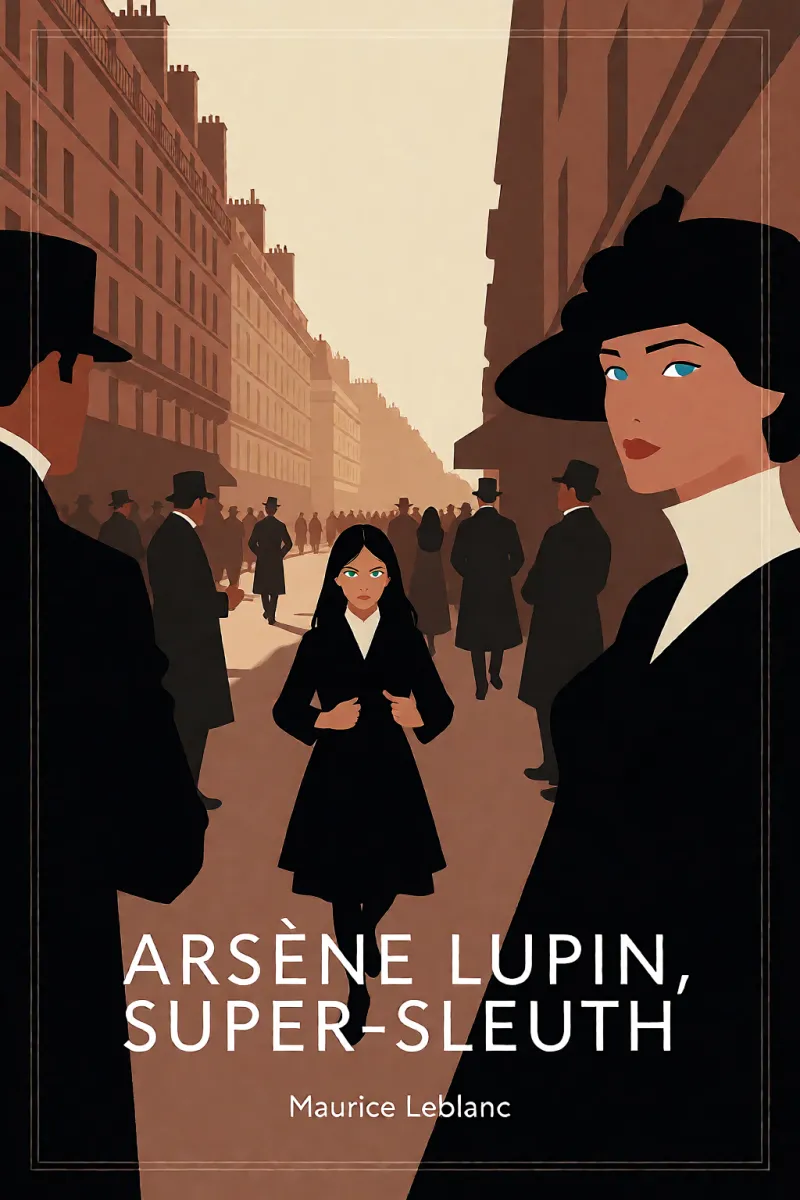 Cover of Arsène Lupin, super-sleuth by Maurice Leblanc