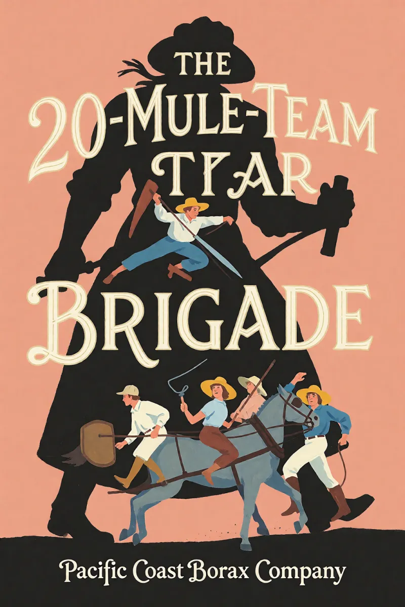 Cover of The 20-Mule-Team brigade by Pacific Coast Borax Company