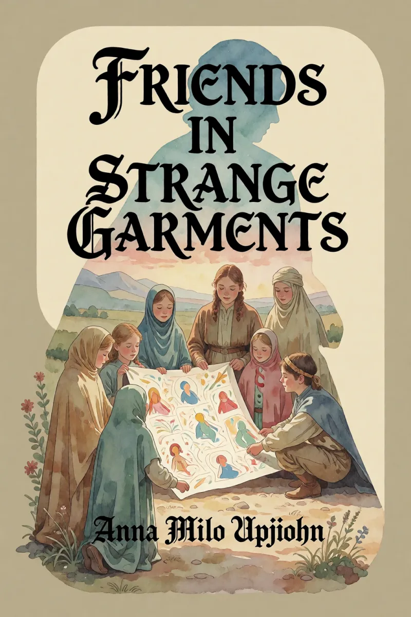 Cover of Friends in strange garments by Anna Milo Upjohn