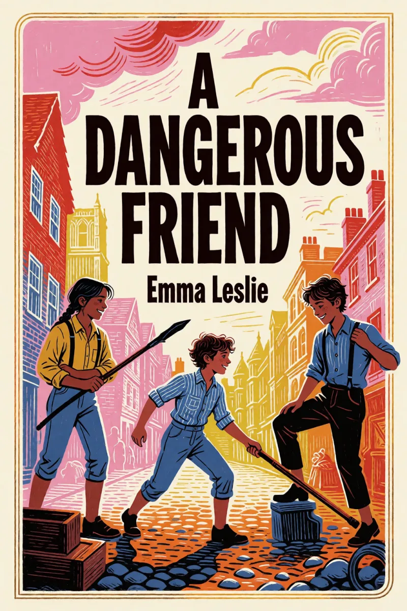 Cover of A dangerous friend by Emma Leslie