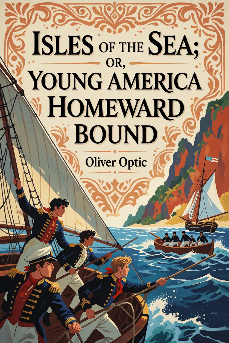 Cover of Isles of the sea; or, Young America homeward bound by Oliver Optic