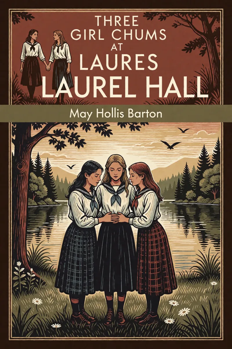 Cover of Three girl chums at Laurel Hall by May Hollis Barton