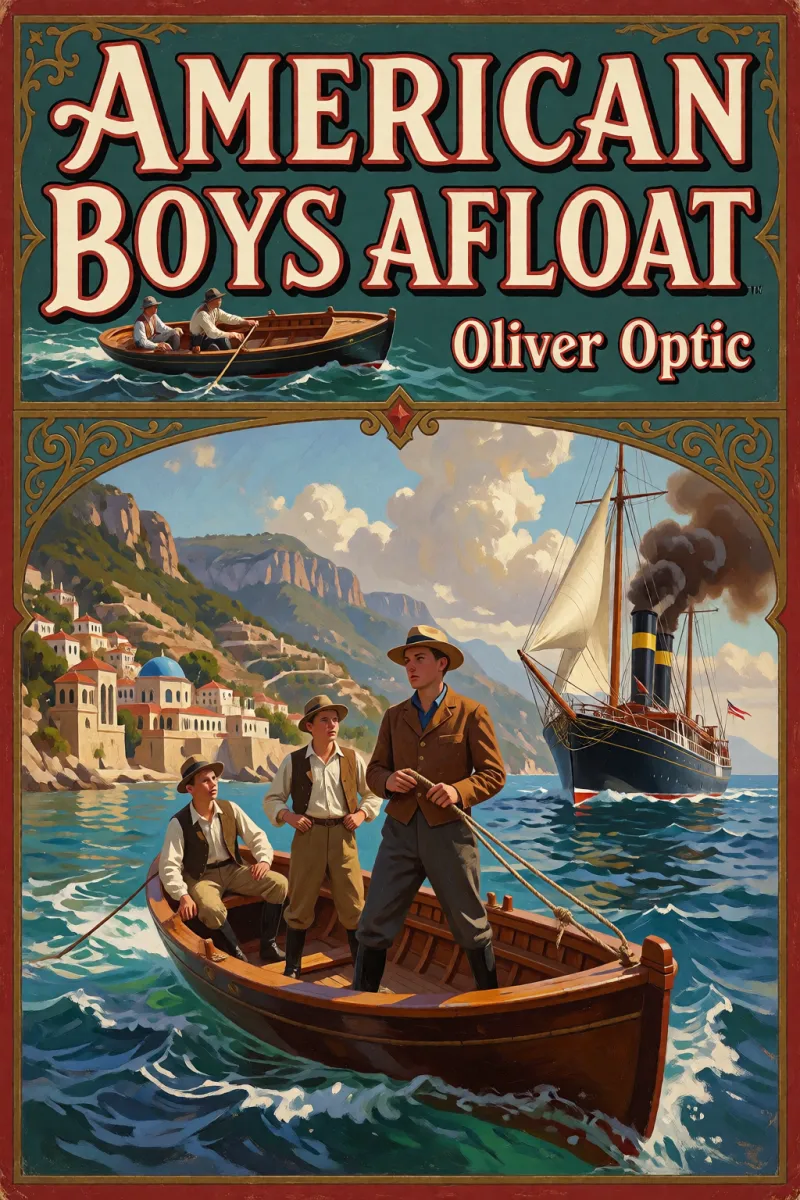 Cover of American boys afloat by Oliver Optic