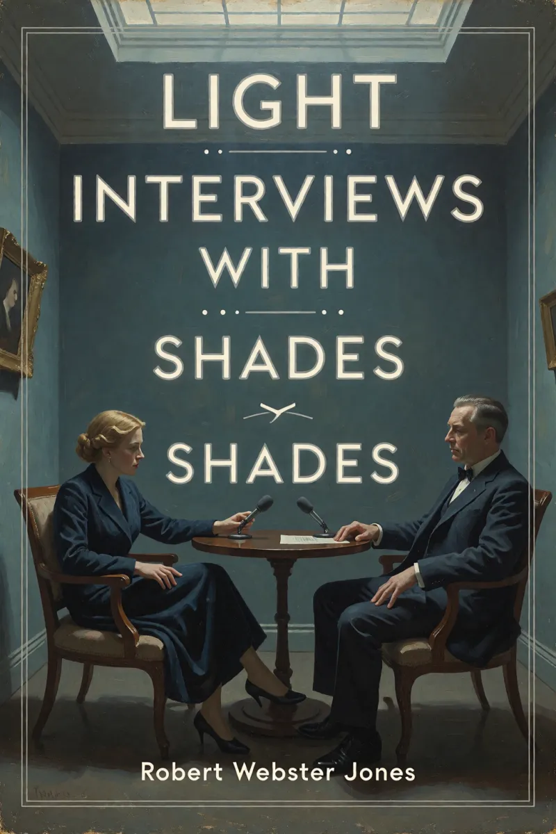 Cover of Light interviews with shades by Robert Webster Jones