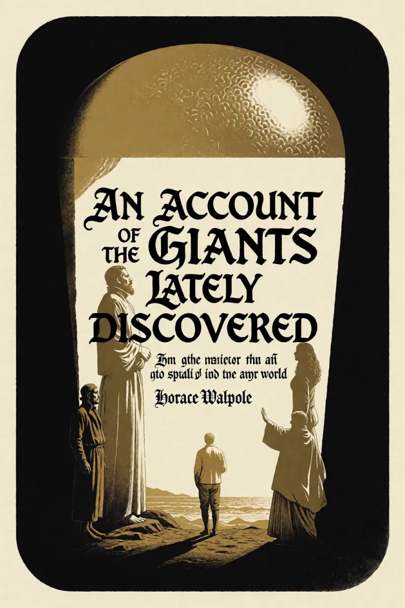 Cover of An account of the giants lately discovered by Horace Walpole