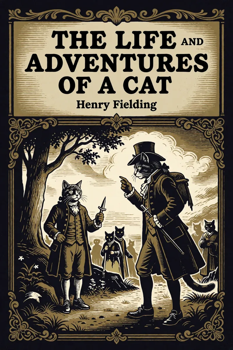 Cover of The life and adventures of a cat by Henry Fielding