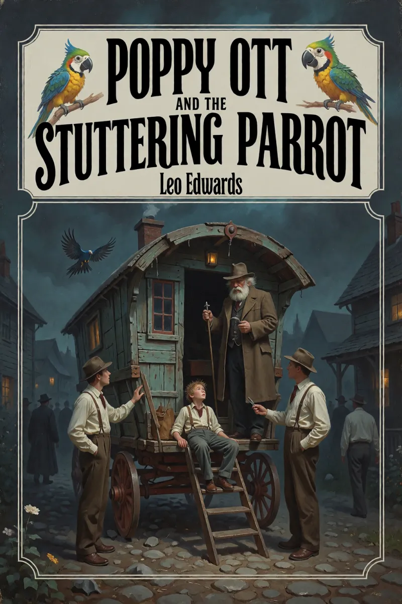 Cover of Poppy Ott and the stuttering parrot by Leo Edwards