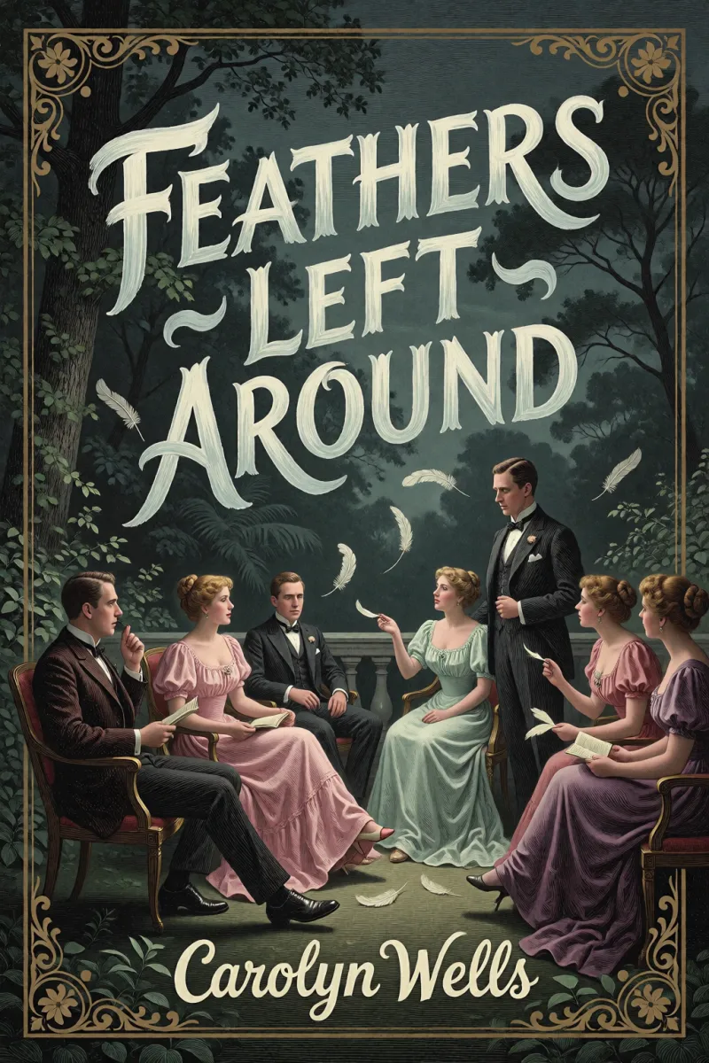 Cover of Feathers left around by Carolyn Wells