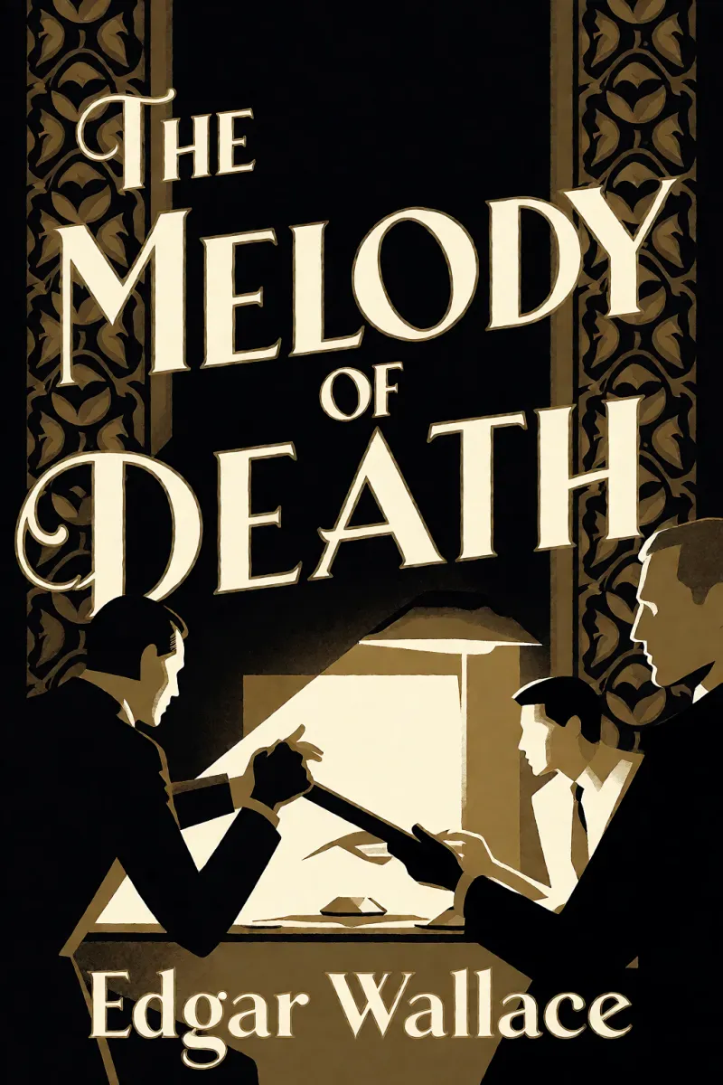 Cover of The melody of death by Edgar Wallace