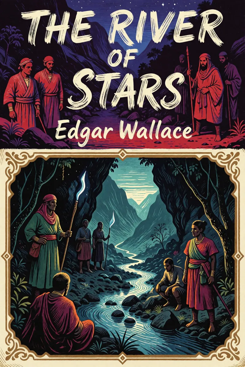 Cover of The river of stars by Edgar Wallace