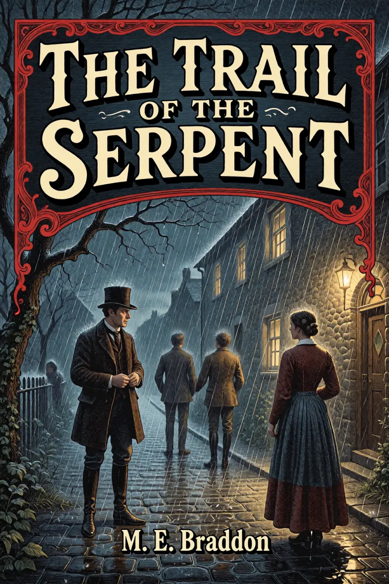 Cover of The trail of the serpent by M. E. Braddon