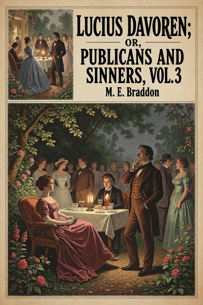Cover of Lucius Davoren; or, Publicans and sinners, vol. 3 by M. E. Braddon
