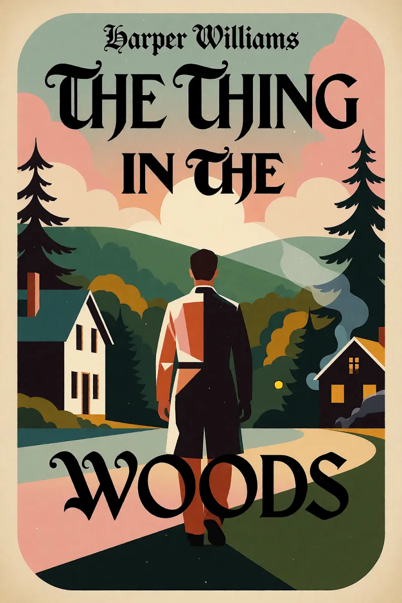 Cover of The thing in the woods by Harper Williams