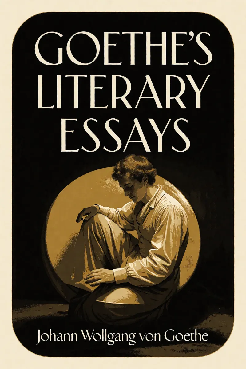 Cover of Goethe's literary essays by Johann Wolfgang von Goethe