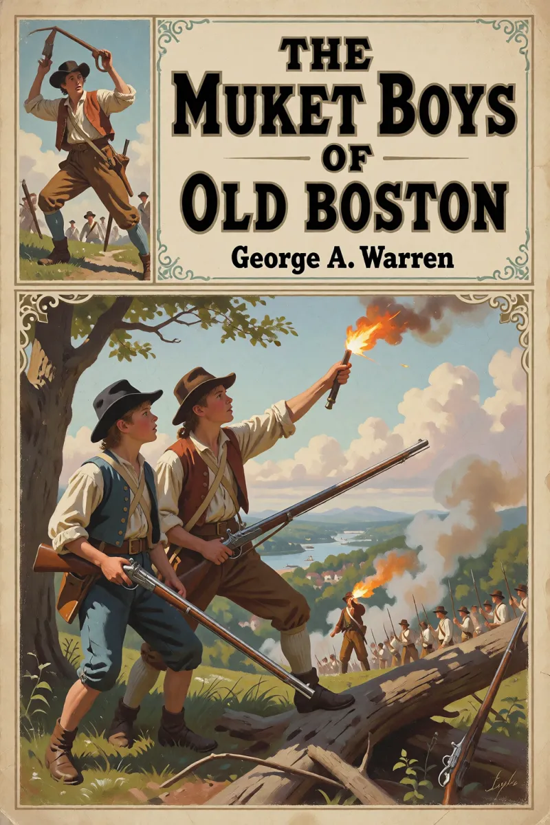 Cover of The Musket Boys of Old Boston by George A. Warren