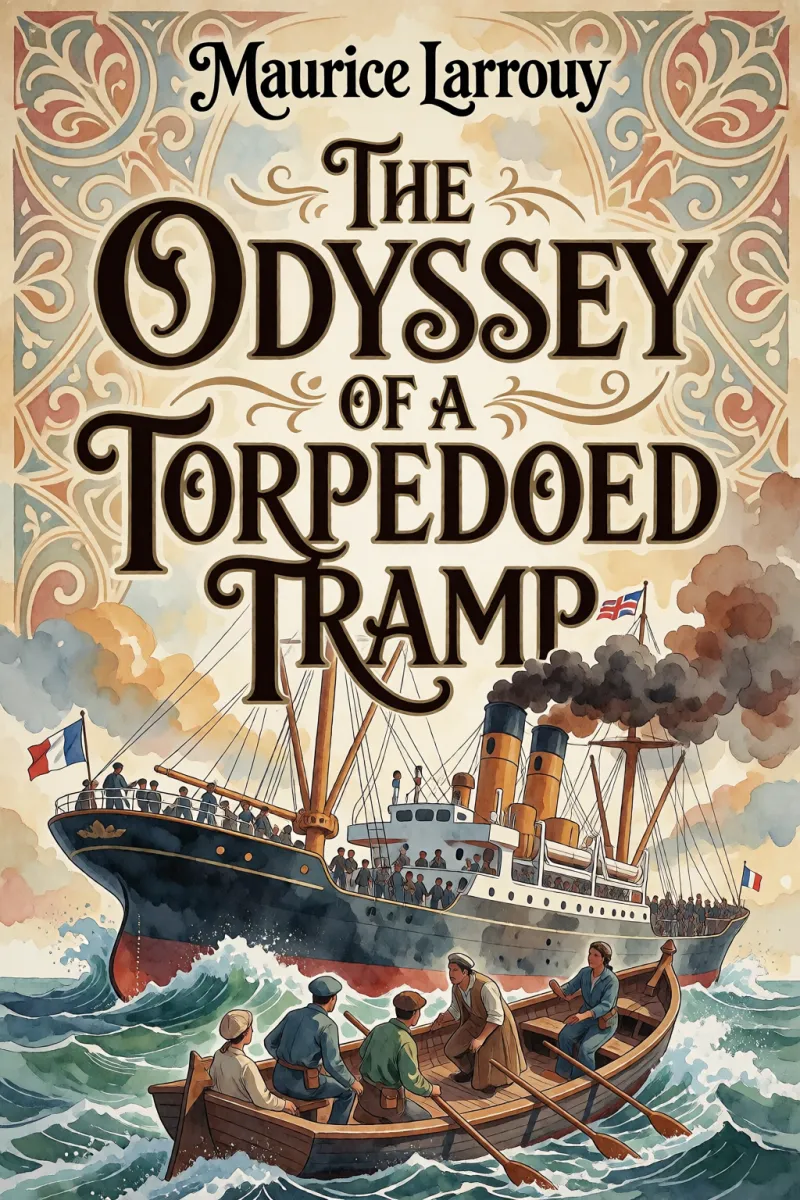 Cover of The odyssey of a torpedoed tramp by Maurice Larrouy