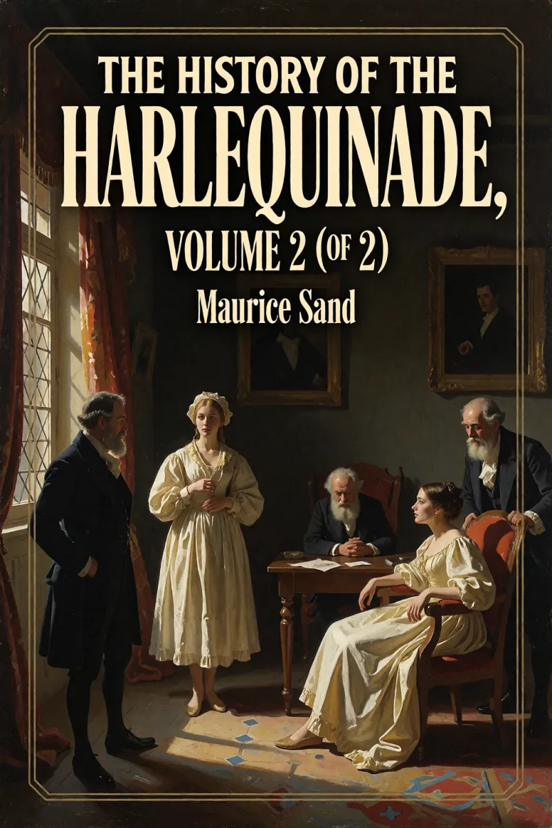 Cover of The history of the harlequinade, volume 2 (of 2) by Maurice Sand