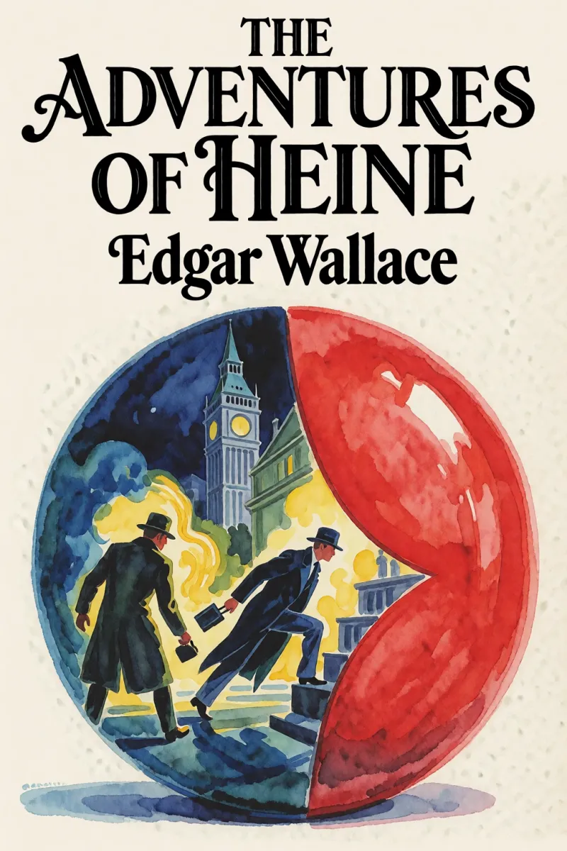 Cover of The adventures of Heine by Edgar Wallace