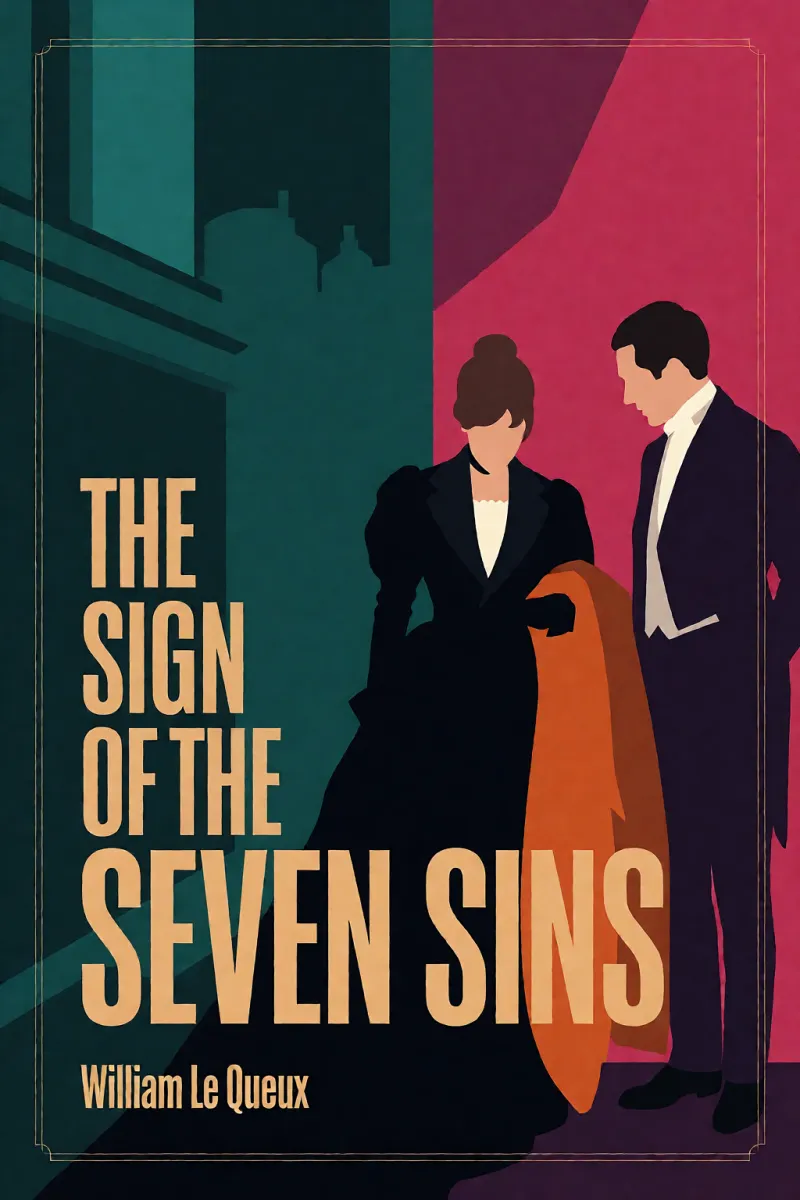 Cover of The Sign of the Seven Sins by William Le Queux