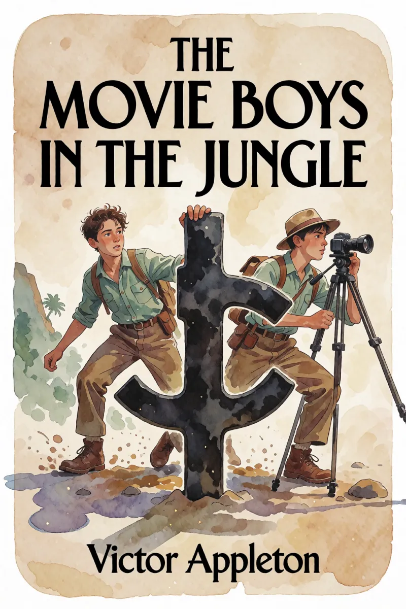 Cover of The movie boys in the jungle by Victor Appleton