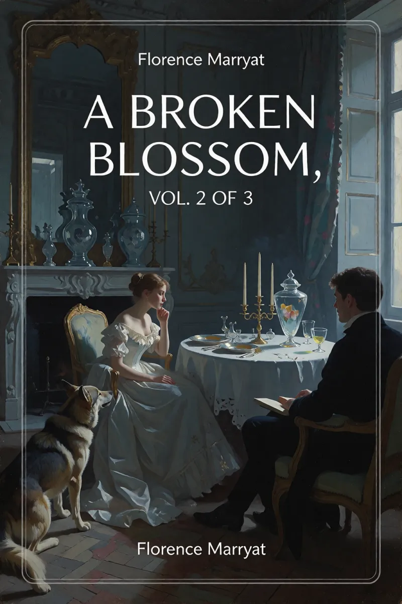 Cover of A broken blossom, vol. 2 of 3 by Florence Marryat