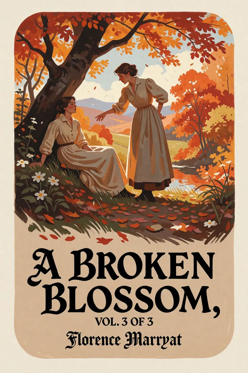 Cover of A broken blossom, vol. 3 of 3 by Florence Marryat