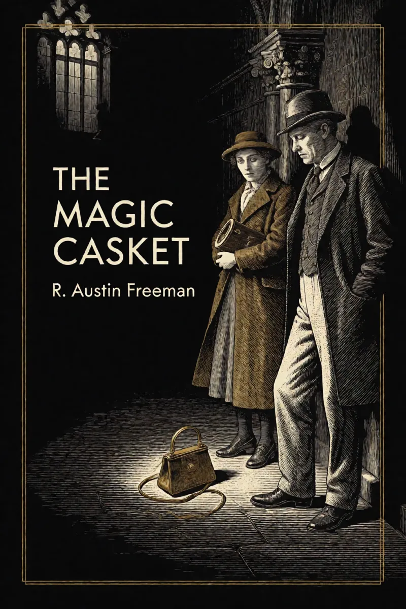 Cover of The magic casket by R. Austin Freeman