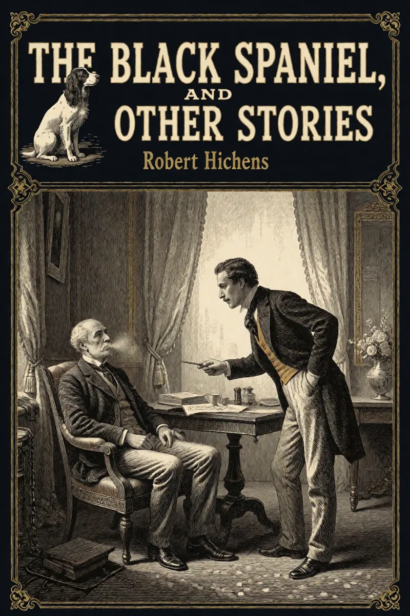Cover of The black spaniel, and other stories by Robert Hichens