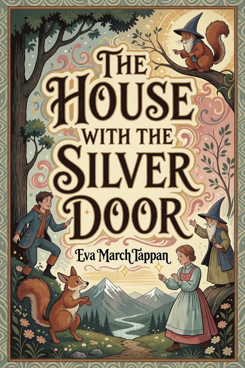 Cover of The house with the silver door by Eva March Tappan