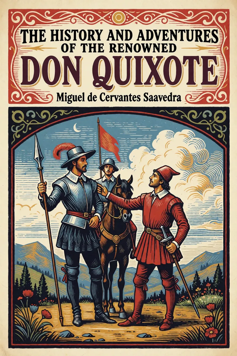 Cover of The history and adventures of the renowned Don Quixote by Miguel de Cervantes Saavedra