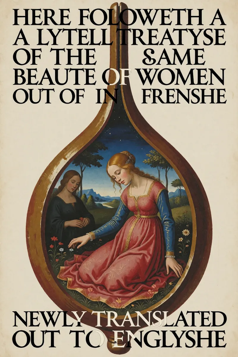 Cover of Here foloweth a lytell treatyse of the beaute of women newly translated out of Frenshe in to Englyshe by Anonymous