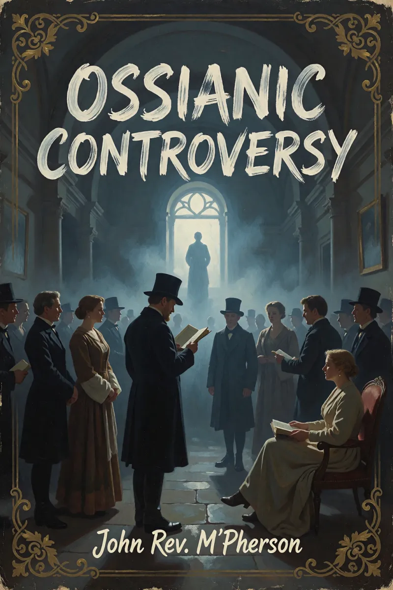 Cover of Ossianic controversy by John Rev. M'Pherson