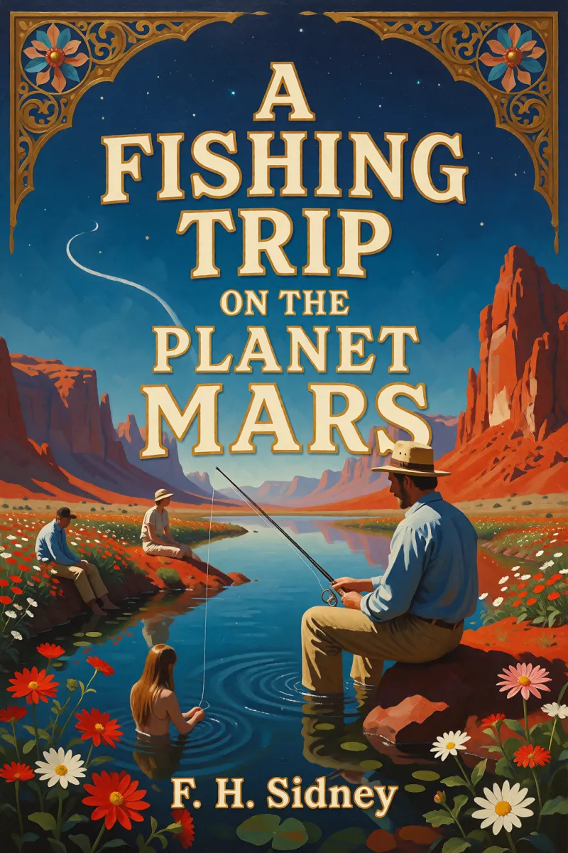 Cover of A fishing trip on the planet Mars by F. H. Sidney