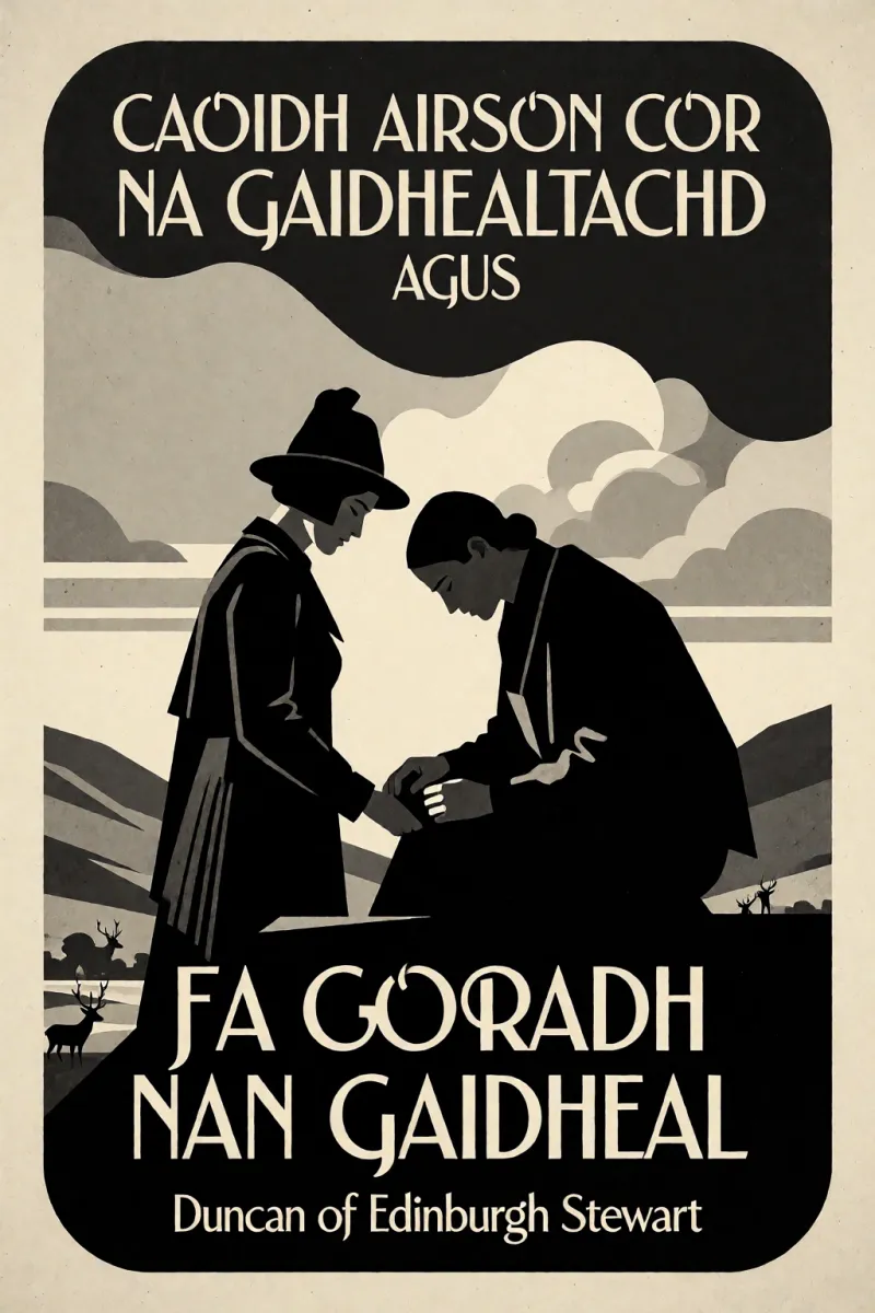 Cover of Caoidh airson cor na Gaidhealtachd agus fogradh nan Gaidheal by Duncan of Edinburgh Stewart