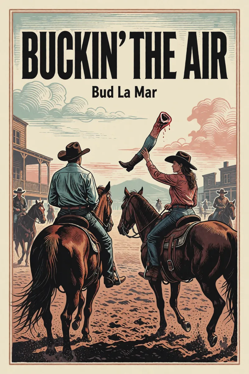 Cover of Buckin' the air by Bud La Mar