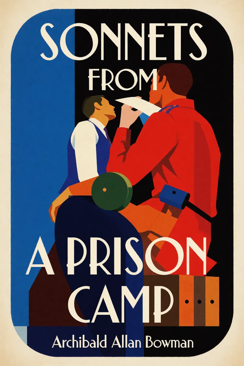 Cover of Sonnets from a prison camp by Archibald Allan Bowman