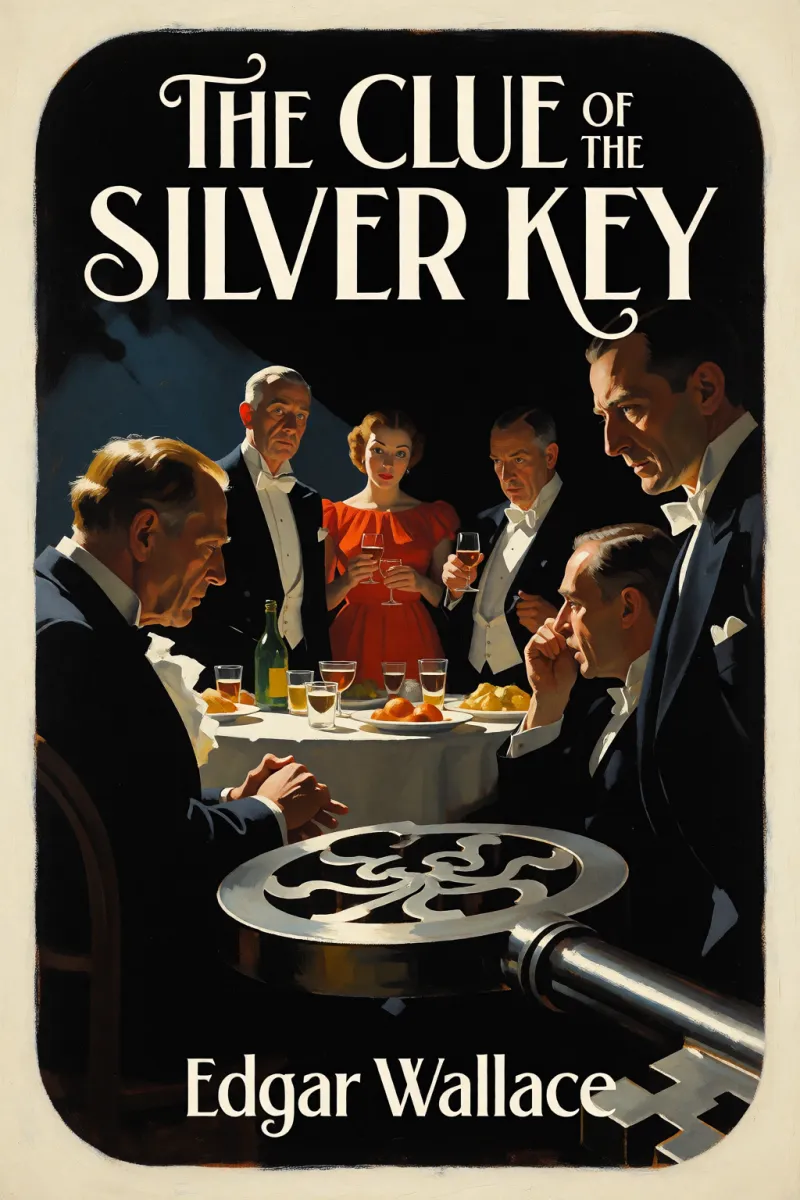 Cover of The clue of the silver key by Edgar Wallace