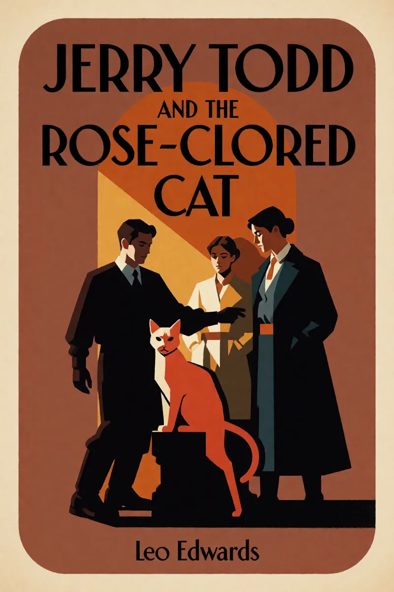 Cover of Jerry Todd and the rose-colored cat by Leo Edwards