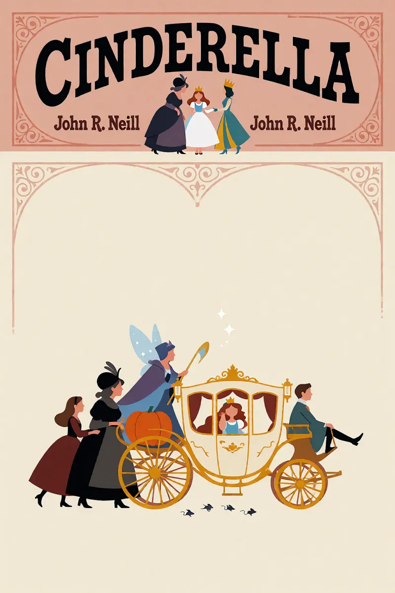 Cover of Cinderella by John R. Neill