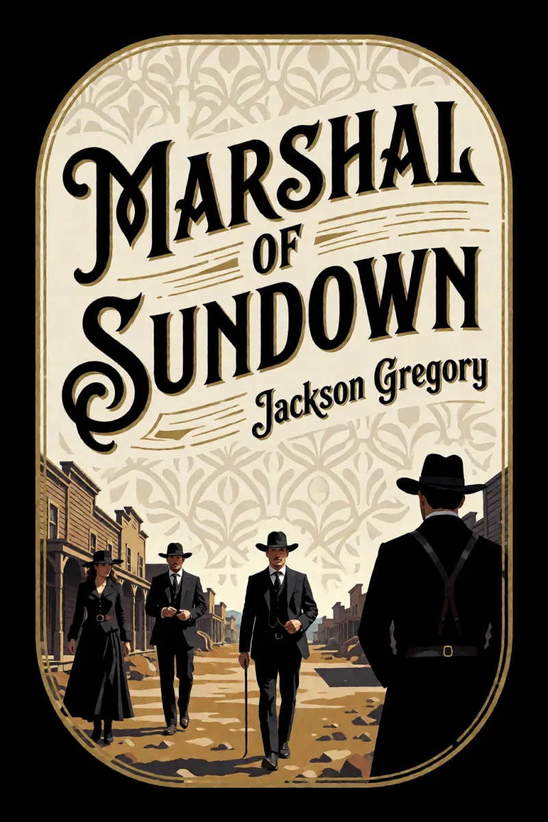 Cover of Marshal of Sundown by Jackson Gregory