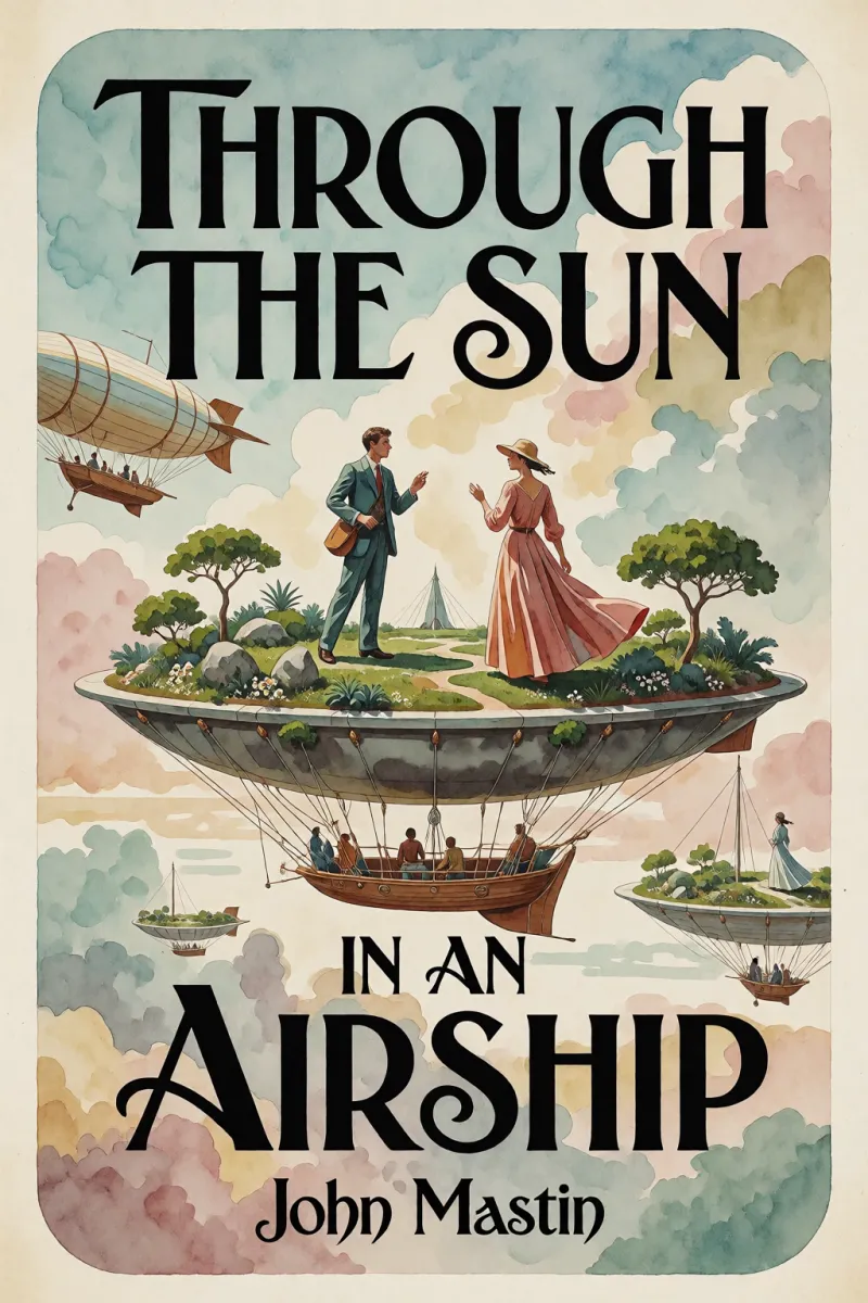 Cover of Through the sun in an airship by John Mastin
