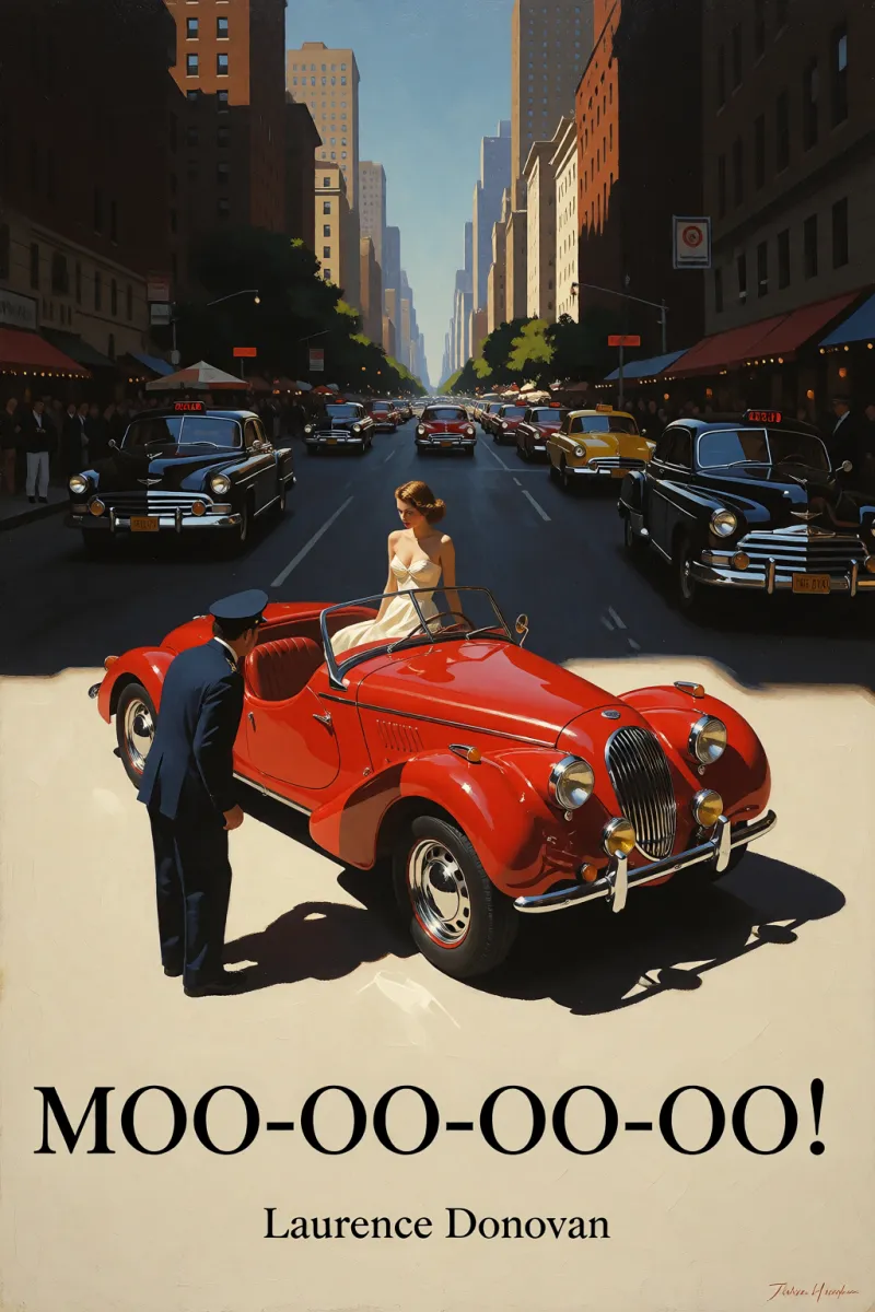 Cover of "Moo-oo-oo-oo!" by Laurence Donovan
