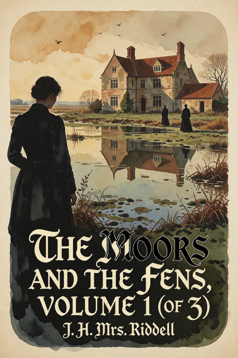 Cover of The moors and the fens, volume 1 (of 3) by J. H. Mrs. Riddell