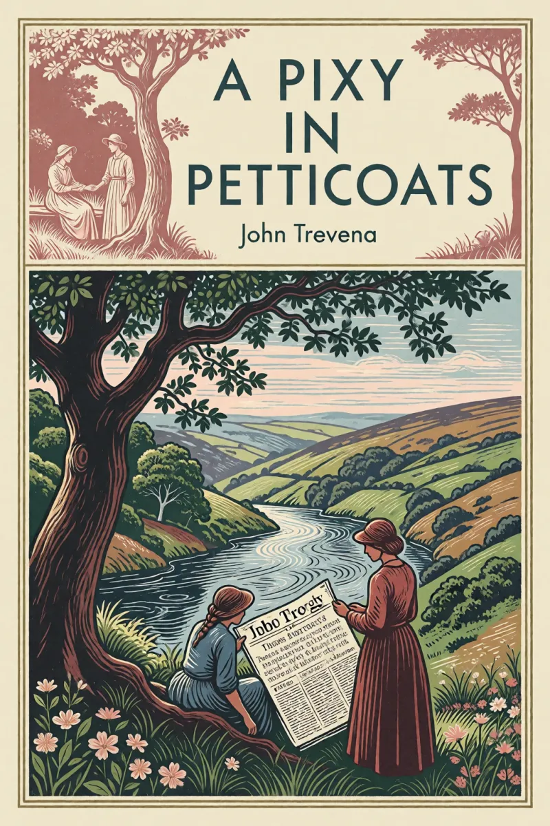 Cover of A pixy in petticoats by John Trevena