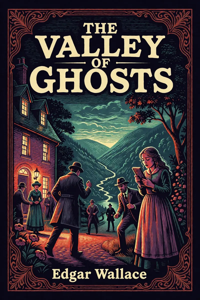 Cover of The valley of ghosts by Edgar Wallace