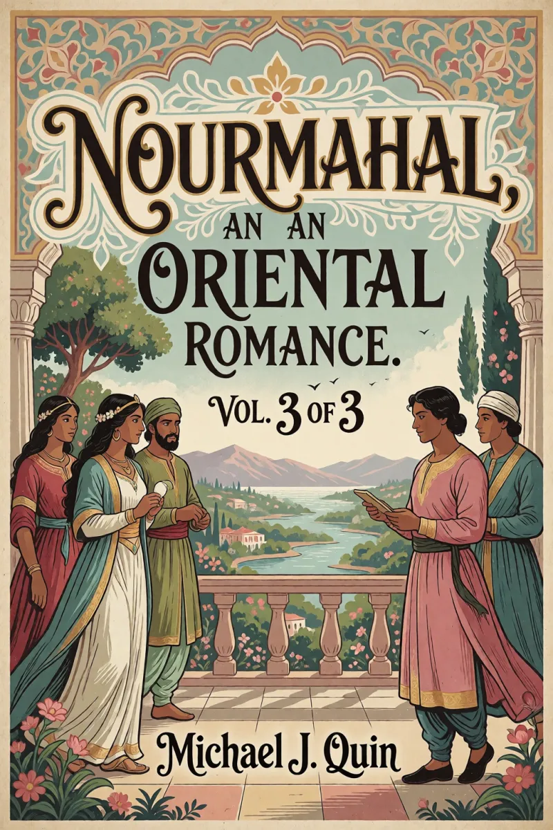 Cover of Nourmahal, an Oriental romance. Vol. 3 of 3 by Michael J. Quin