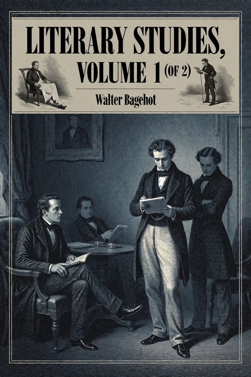 Cover of Literary studies, volume 1 (of 2) by Walter Bagehot