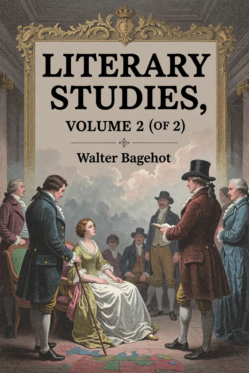 Cover of Literary studies, volume 2 (of 2) by Walter Bagehot