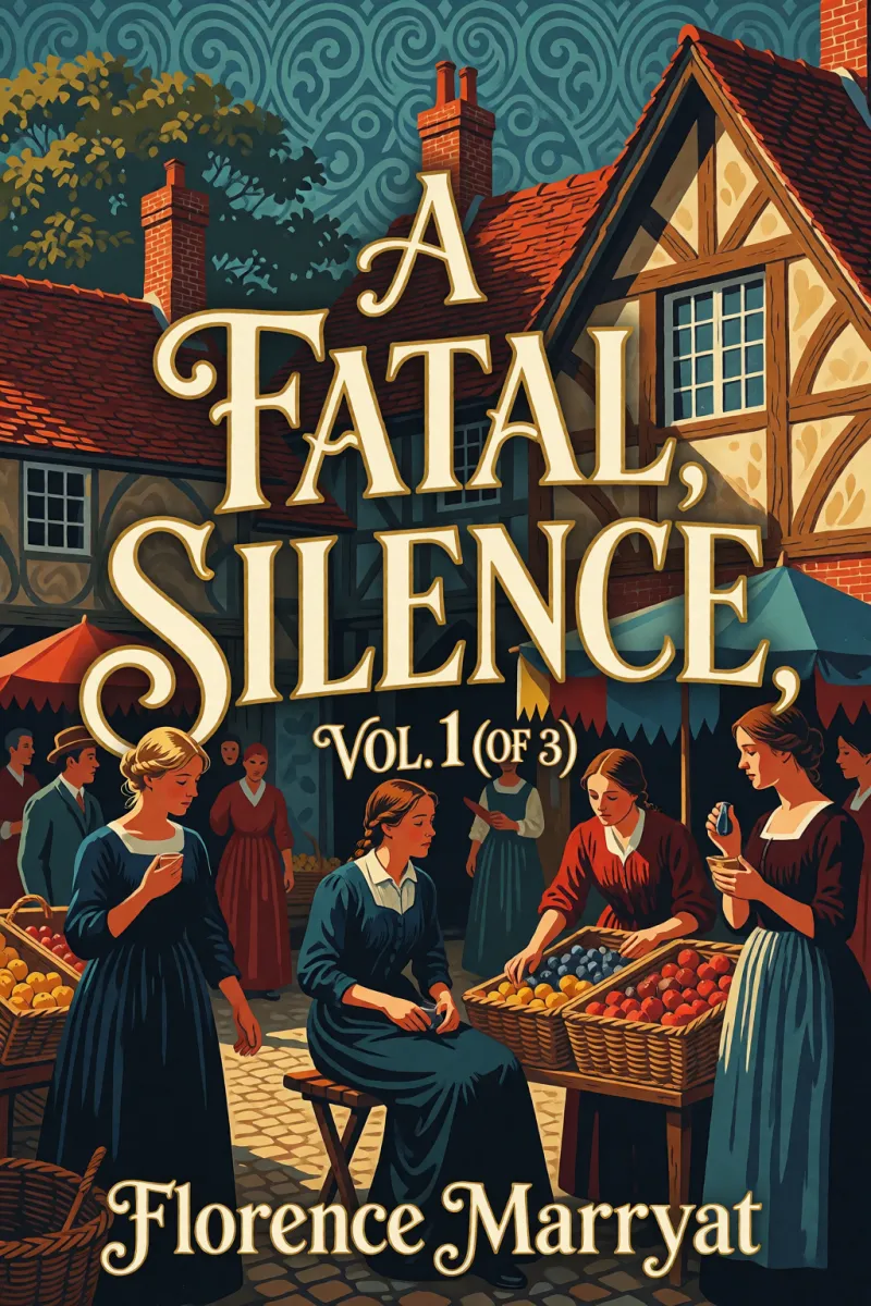 Cover of A fatal silence, vol. 1 (of 3) by Florence Marryat